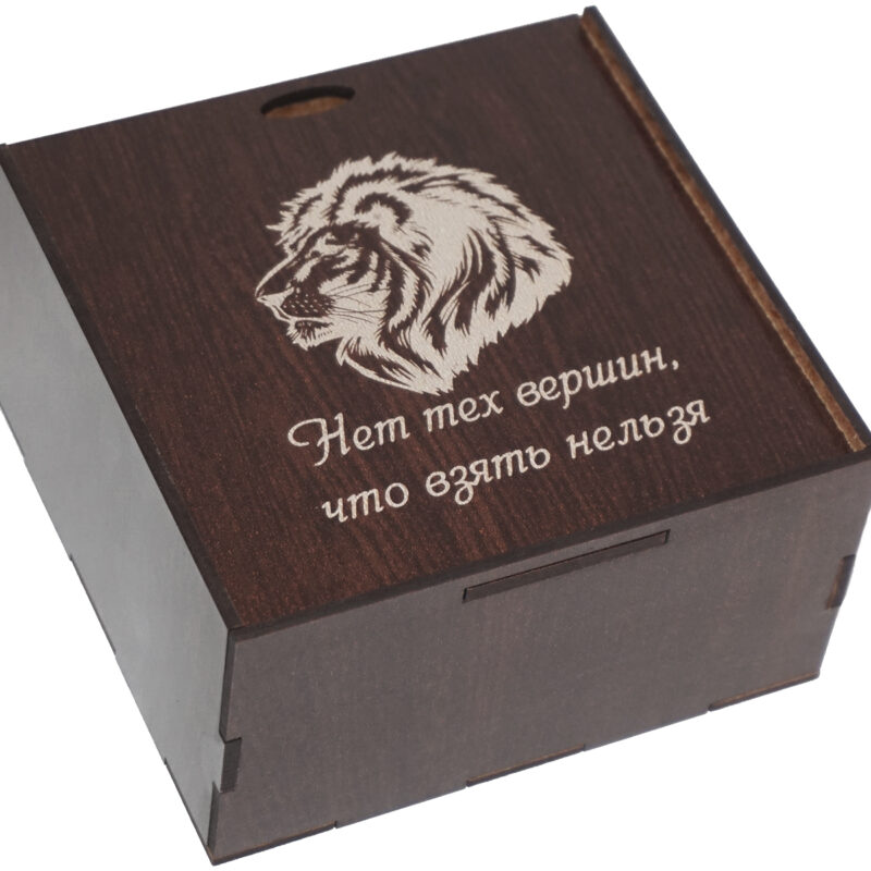 Подарочная упаковка для ремня «Лев» №8