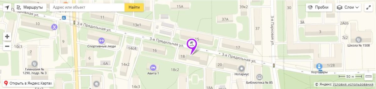 АДРЕС КАРТА